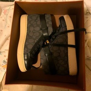 Coach high tops size 5 Woman’s